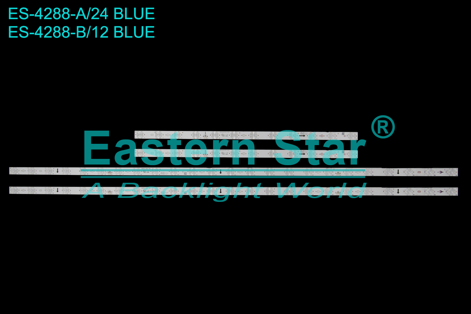 ES-4288 LED TV Backlight use for 55" Tcl  55C722 55C725 55C725 A 2X24 55C725 B 2X12 LED STRIP(4)