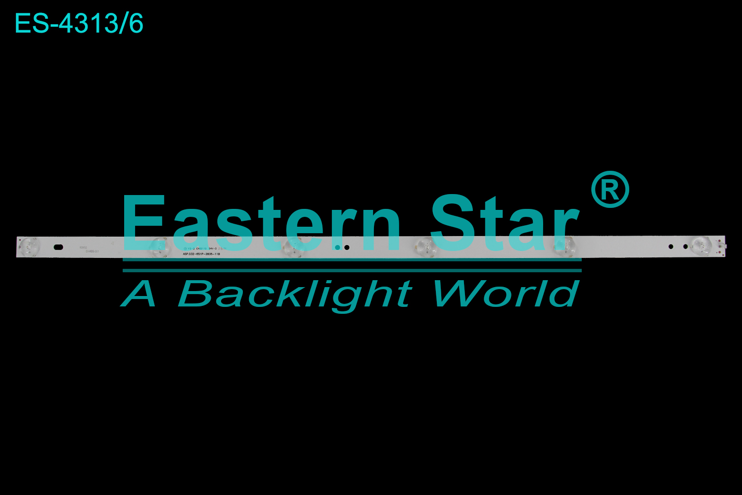 ES-4313 LED TV Backlight use for 32" ASP.D32-6S1P-2835-11B  TV LED BAR(/)