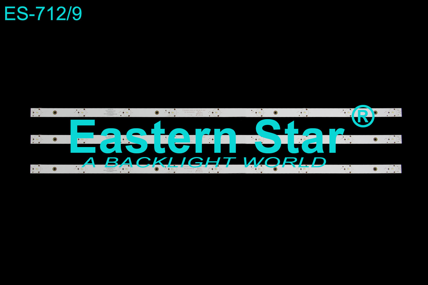 ES-712 LED TV Backlight use for Starlight 40'' TV  40DM5500 CX40D09-ZC21FG-01 2015-08-30 9S1P PN:303CX400036 LED STRIPS(3)