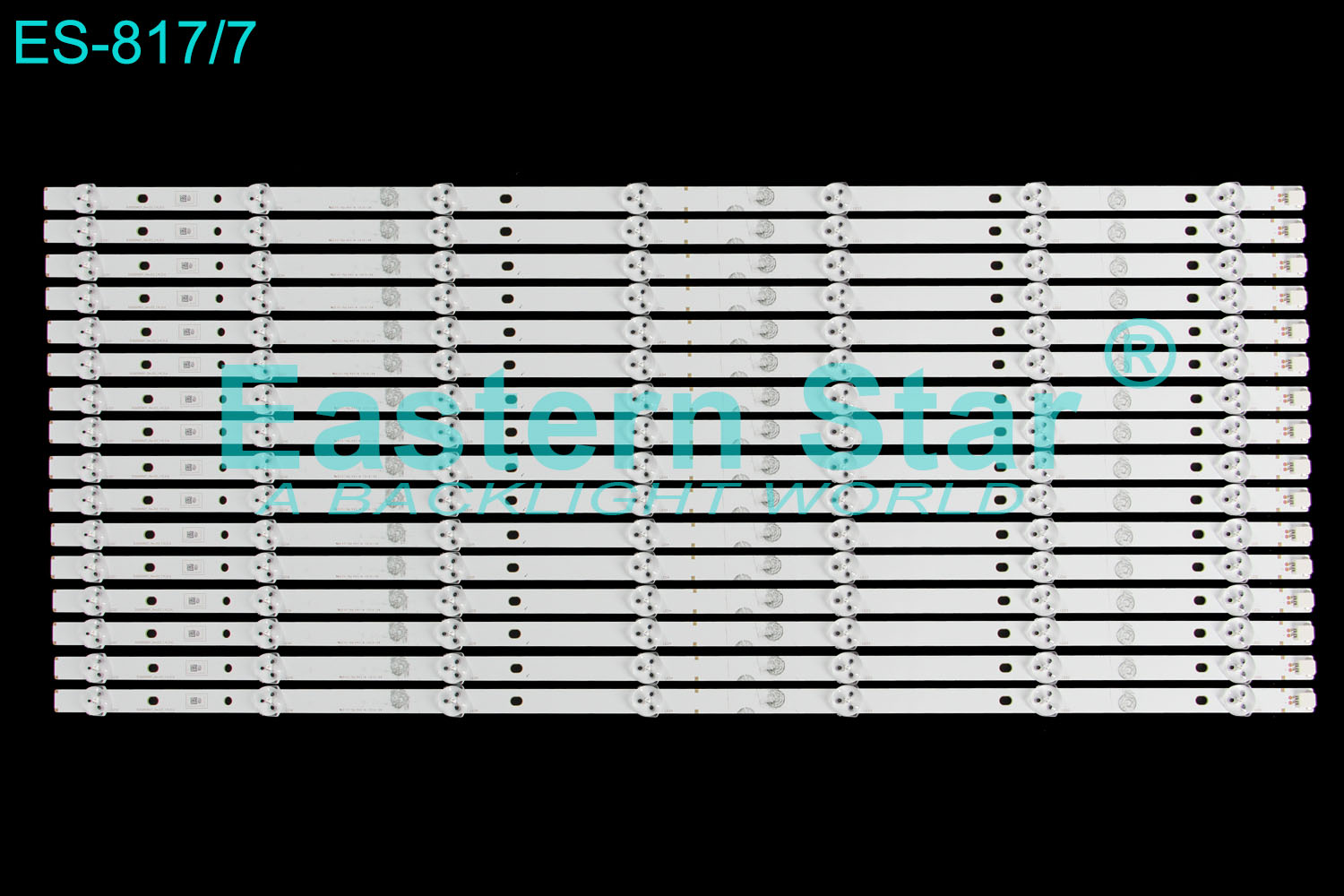ES-817 LED TV Backlight use for 65'' VIZIO TV E65-C3/D650I-C3 SVG650A07_Rev03_141216 LED STRIPS(16)