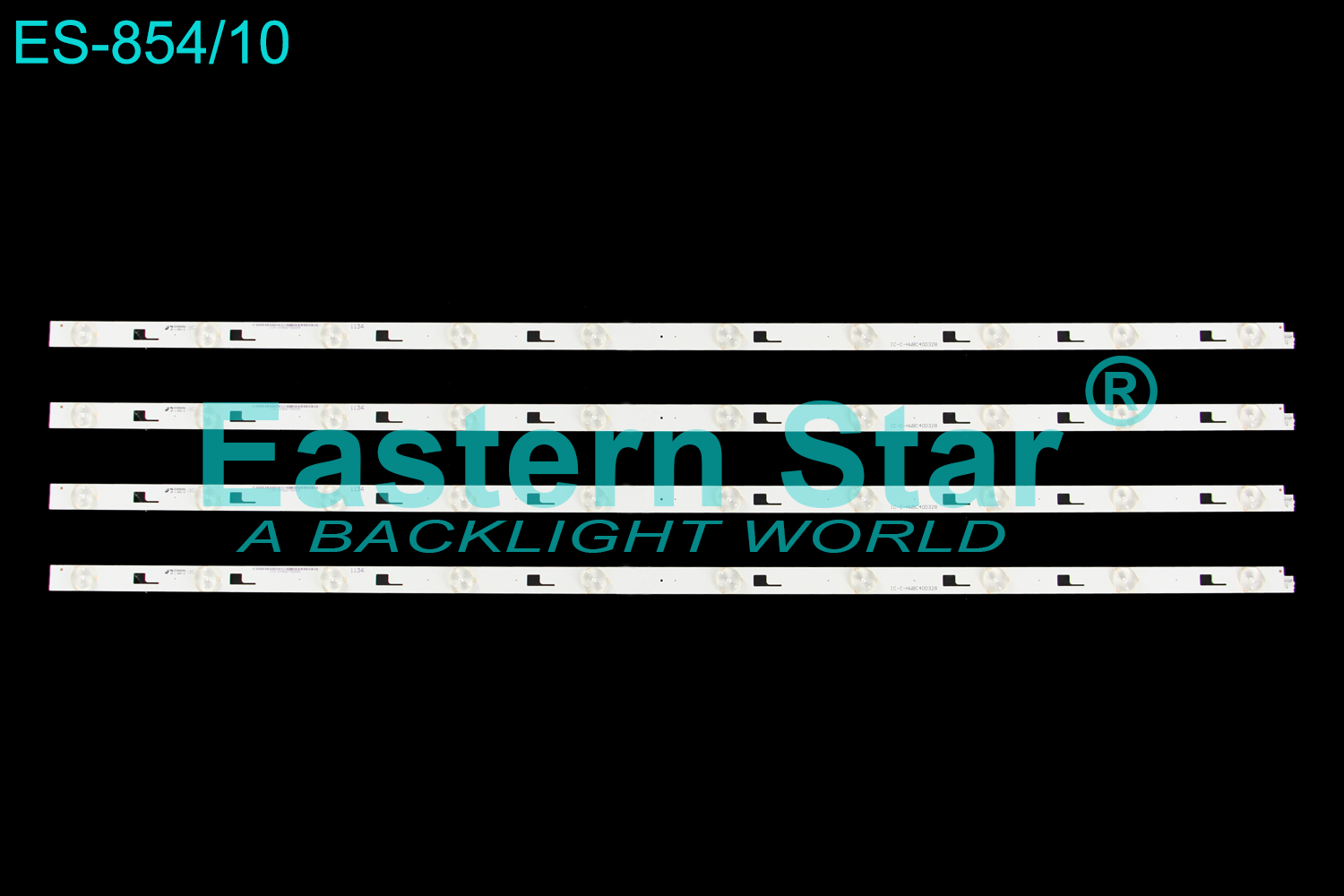 ES-854 LED TV Backlight use for 40'' Toshiba  TV 40L2433DB IC-C-HWBC40D328 LED STRIPS(4)
