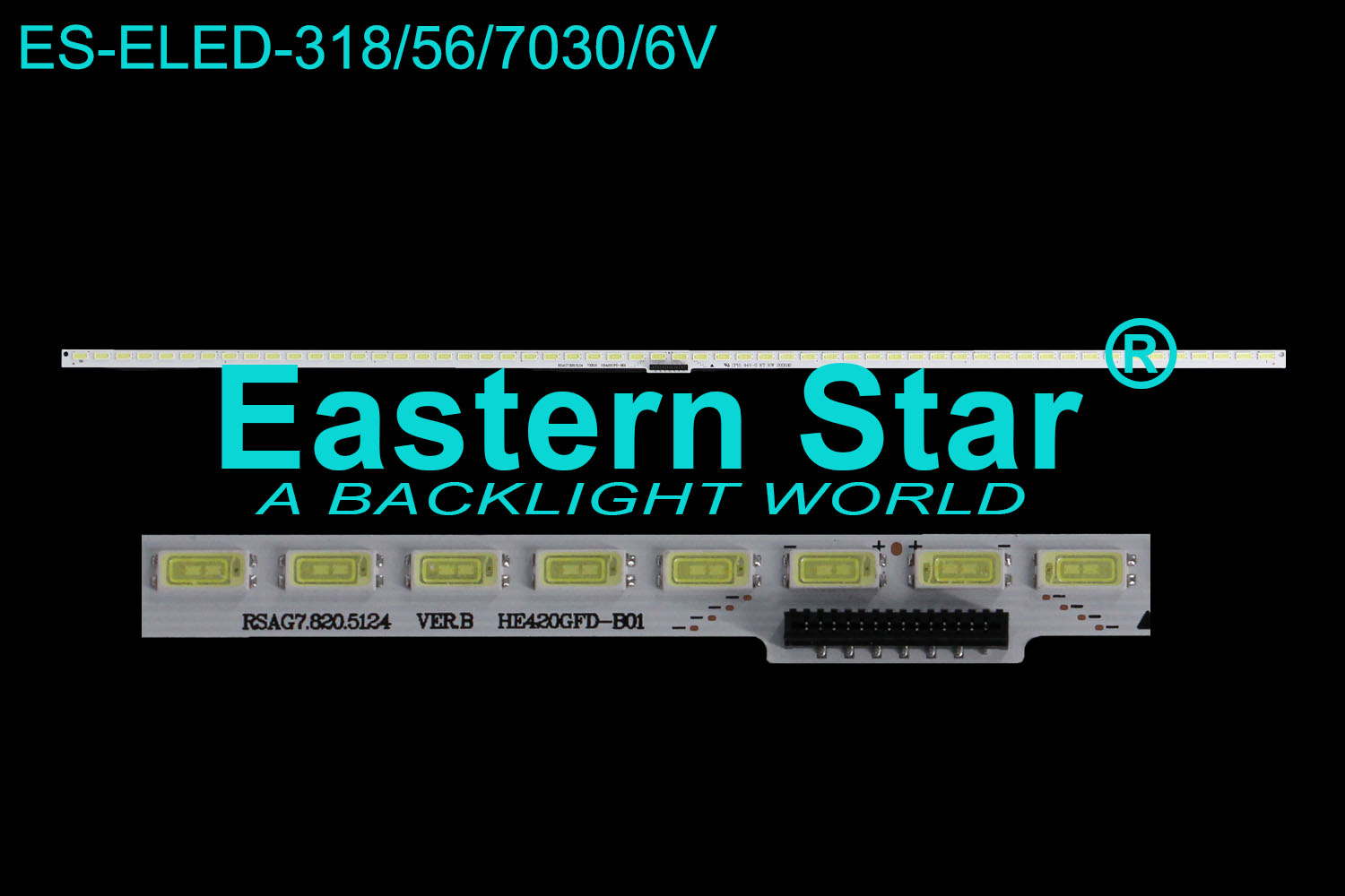 ES-ELED-318=ES-ELED-193 ELED/EDGE TV backlight use for 42'' Hisense LED42K600A3D RSAG7.820.5777 LED STRIPS(1)