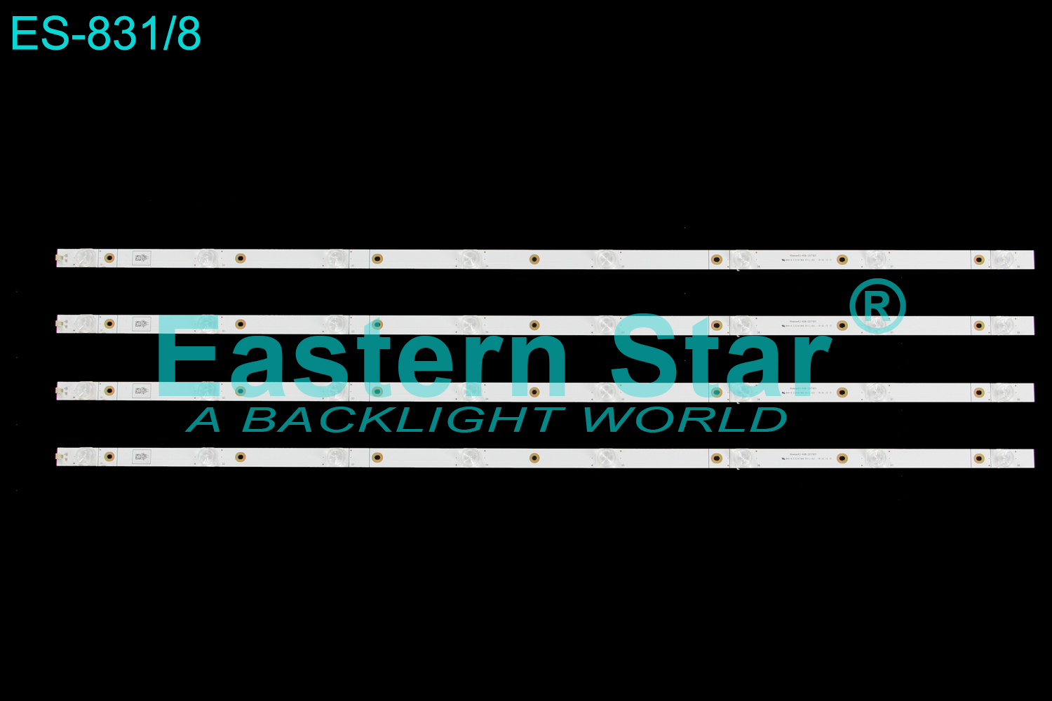 ES-831 LED TV Backlight use for 43" Hisense 43R6E hisense43-4X8-20171011 LED STRIP(4)