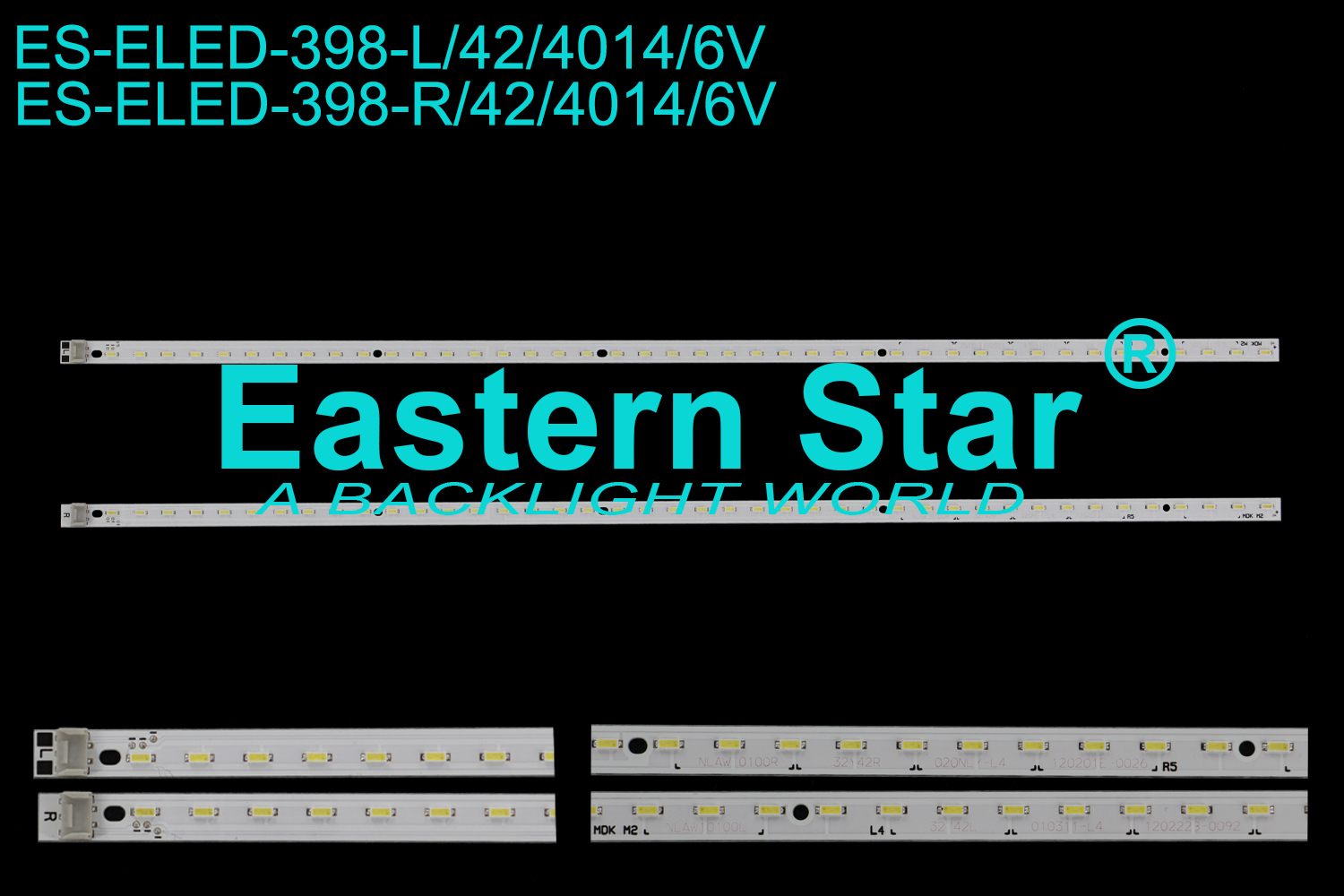 ES-ELED-398 ELED/EDGE TV backlight use for 32'' PANASONIC TX-L32EX34/TX-L32EW30 NLAW10100L 32Y42L 010311-L4 1202223-0092 LED STRIPS(2)