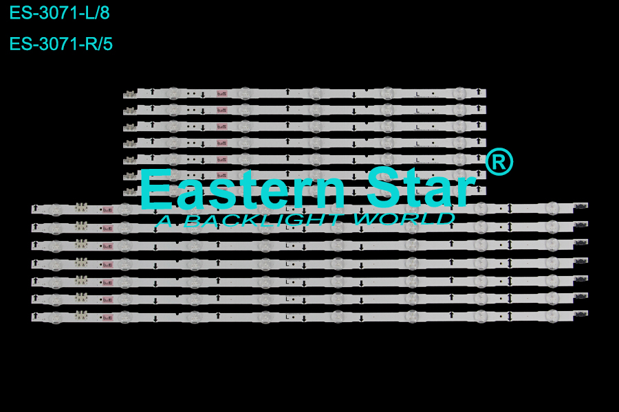 ES-3071 LED TV Backlight use for 60" Samsung HG60ND470RFXZA  30433A|30434A|BN41-02181A| 2014SVS60F| 3228_R05| 3228_L08| D4GE-600DCA-R1| D4GE-600DCB-R, D4GE-600DCA-R2, D4GE-600DCB-R2  LED STRIP(14)