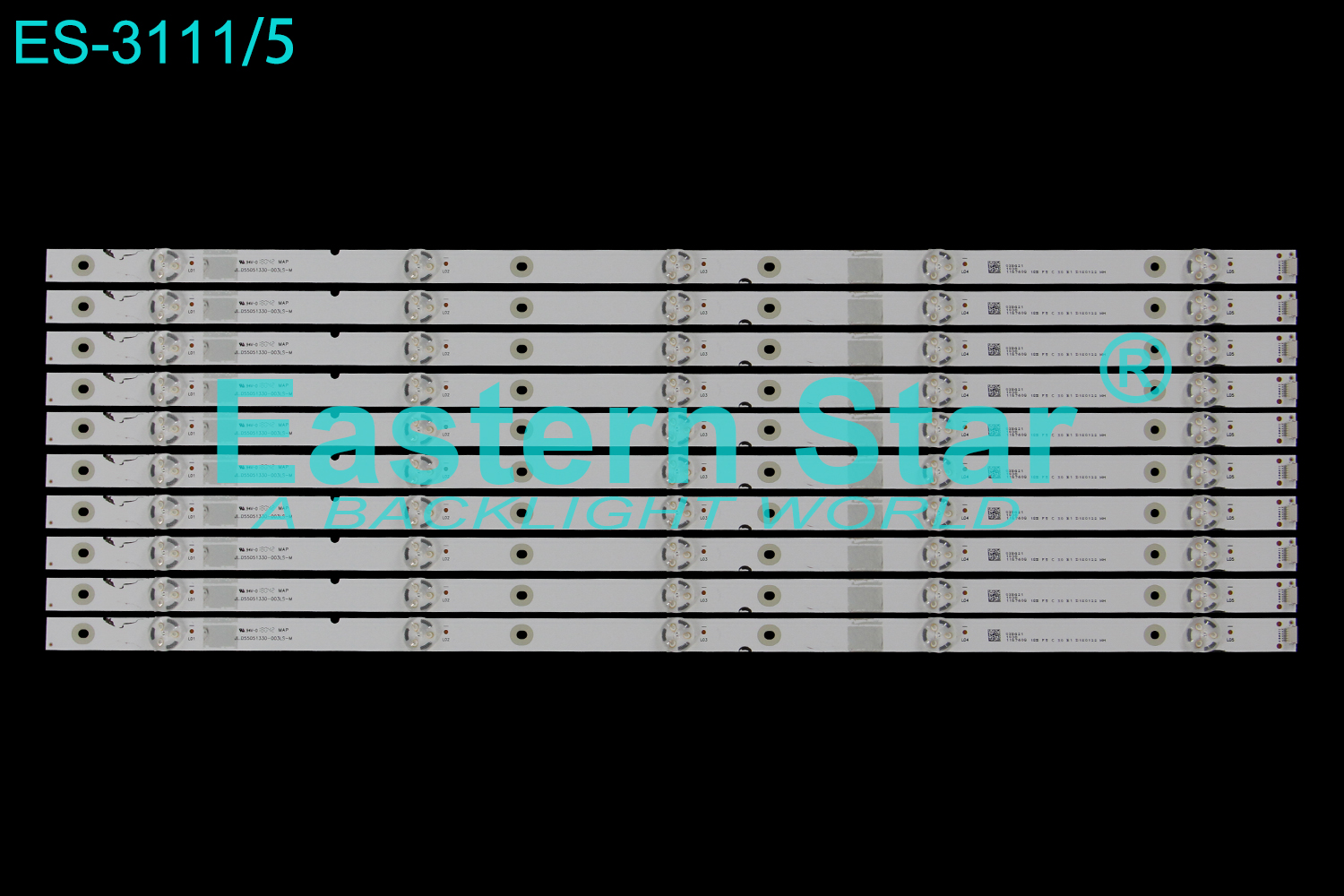 ES-3111 LED TV Backlight use for 55" Hisense LED55N3000U JL.D55051330-003LS-M LED STRIP(10)