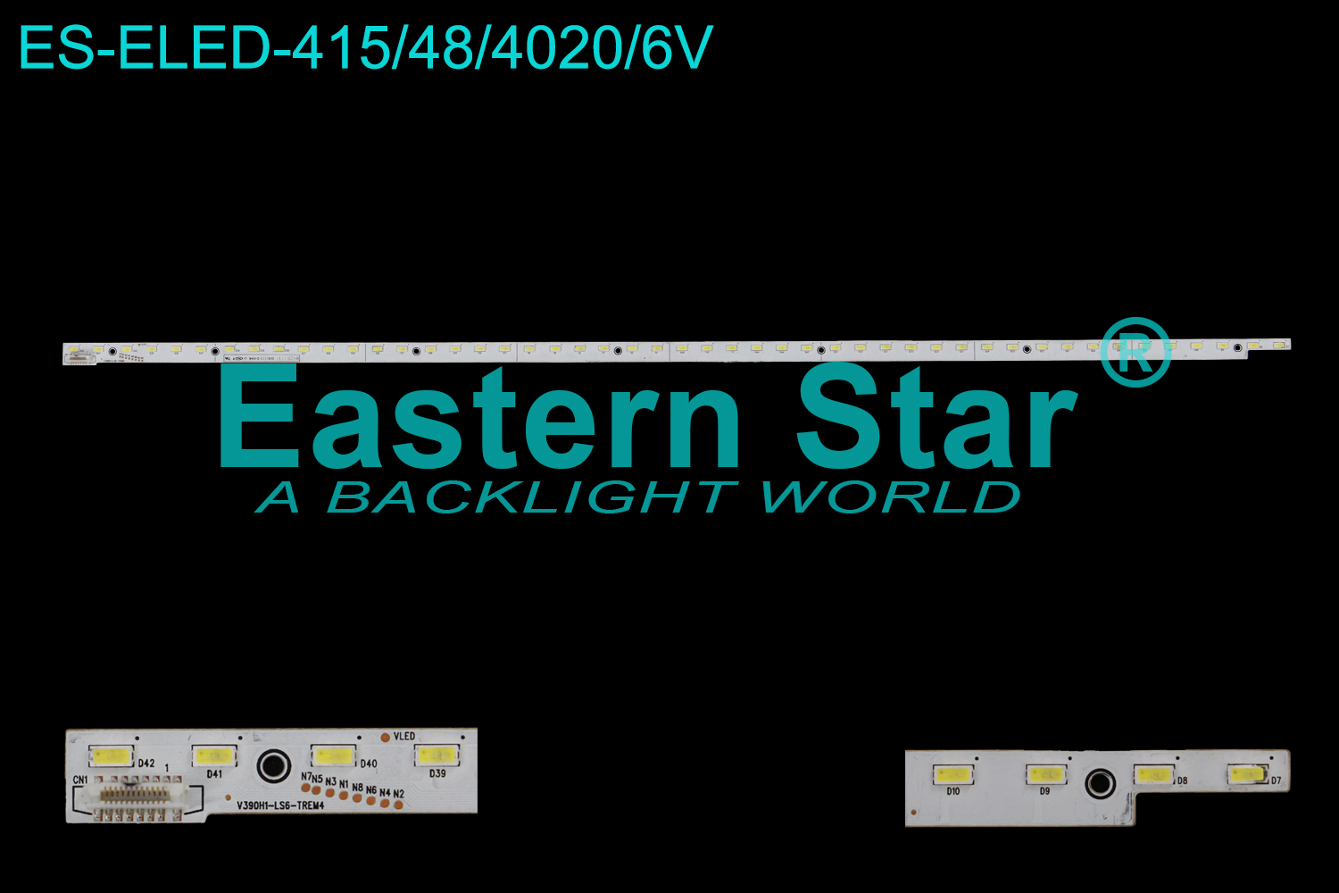 ES-ELED-415 ELED/EDGE TV backlight use for 39'' Arcelik A39-LB-M330. A390H1-LS6 V390H1-LS6-TREM4 LED STRIPS(1)