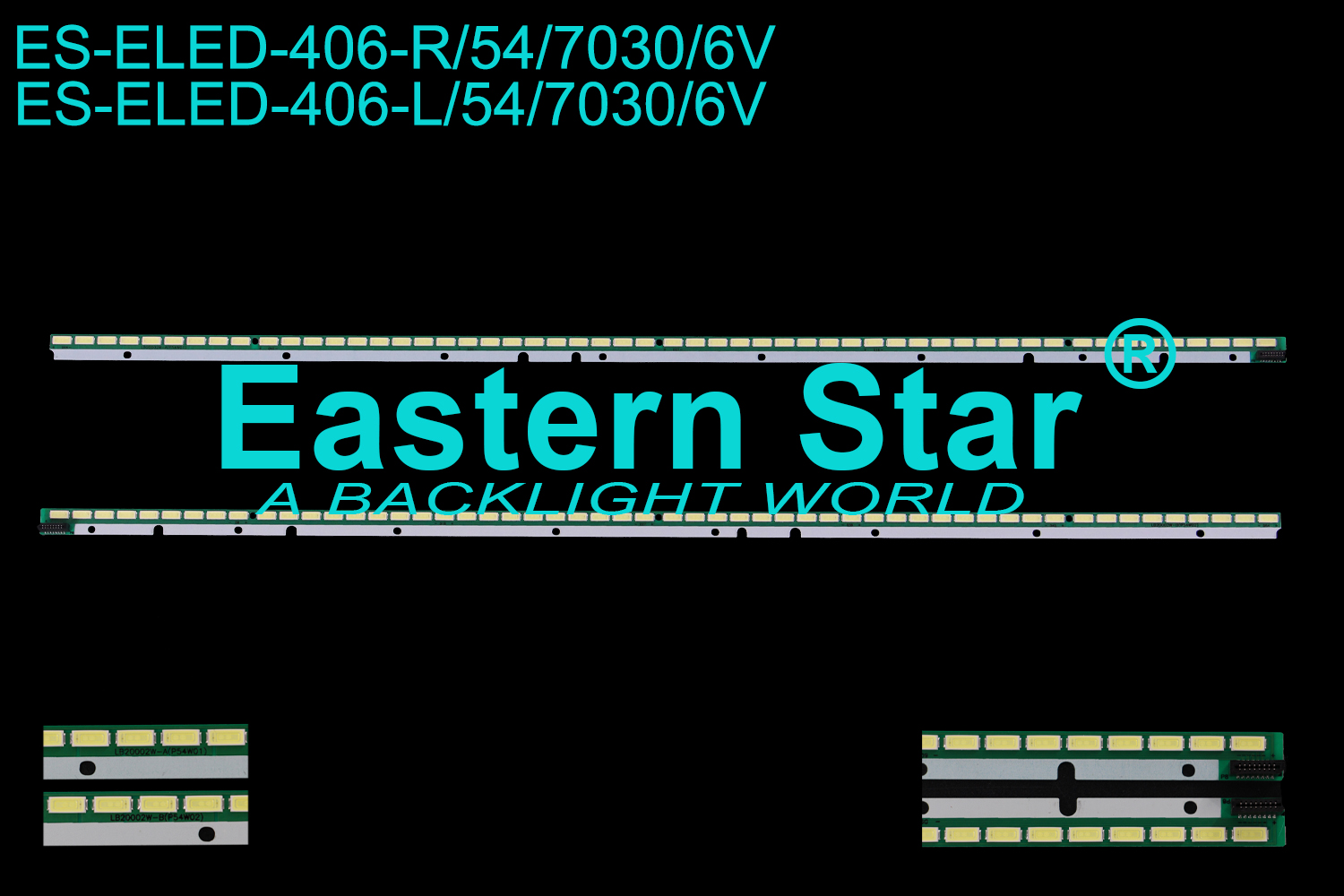 ES-ELED-406 ELED/EDGE TV backlight use for /'' LBM20002W-A(P54W01),  LBM20002W-B(P54W02) LED STRIPS(/)