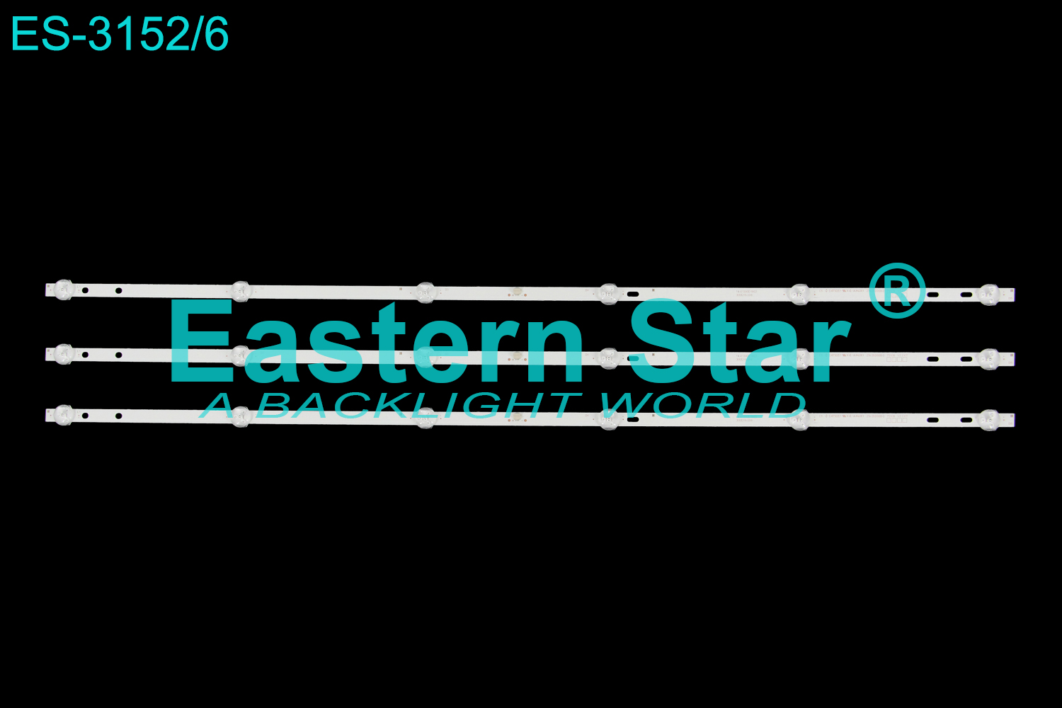 ES-3152 LED TV Backlight use for 39" Micromax/Gee Star 14-01390D1603 390D16-3X6  LED STRIP(3)