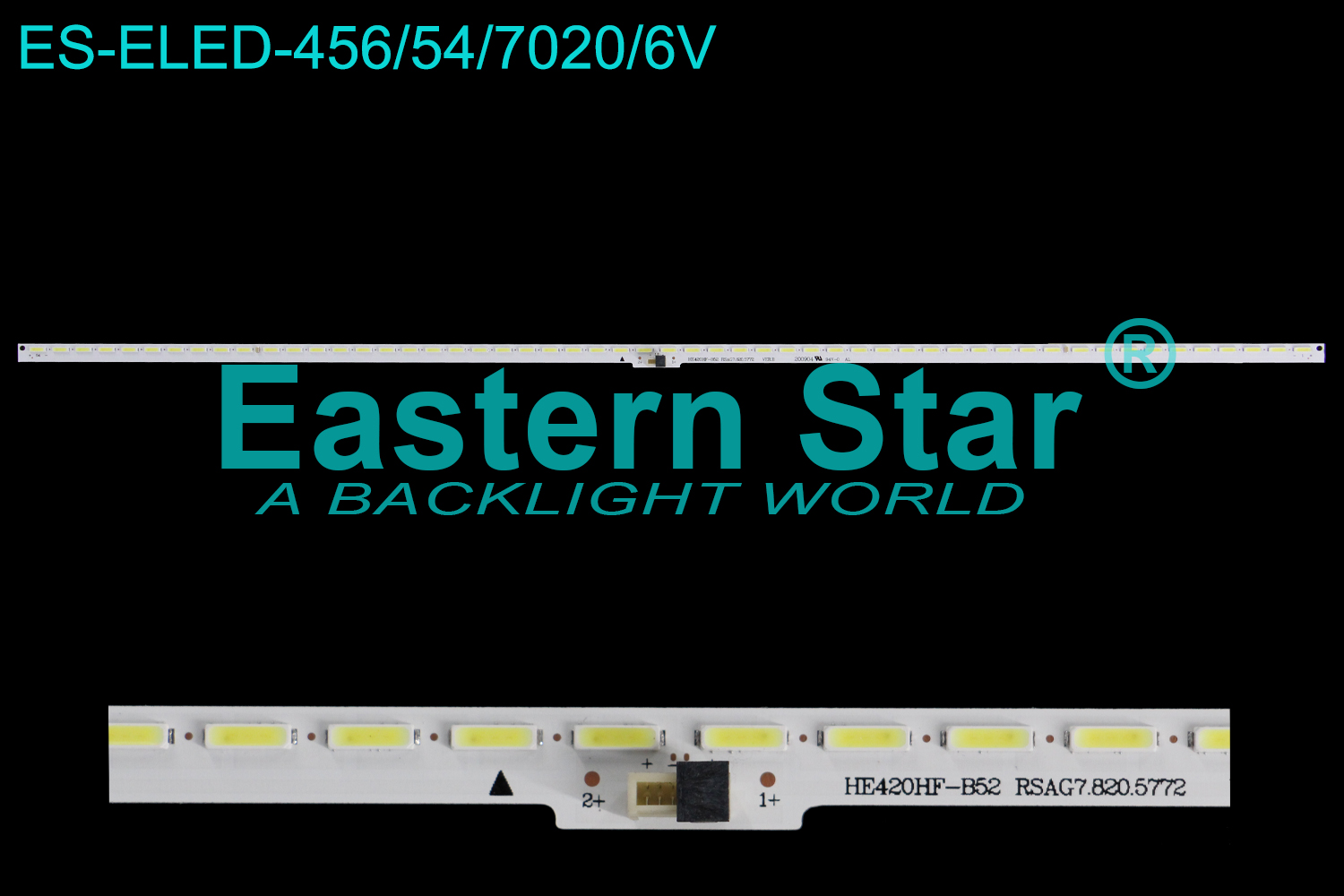 ES-ELED-456 ELED/EDGE TV backlight use for 42'' Hisense LED42X1A  HE420HF-B52 RSAG7.820.5772  LED STRIPS(1）