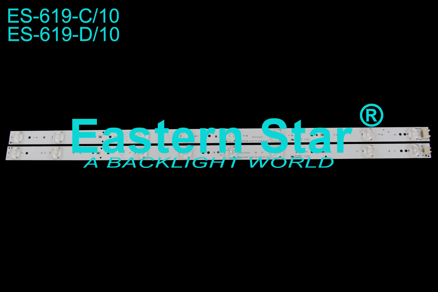 ES-619 LED TV Backlight use for LG 32'' ZDCY315D 10M-ZC15F-04 2013-07-23 LED STRIPS(/)