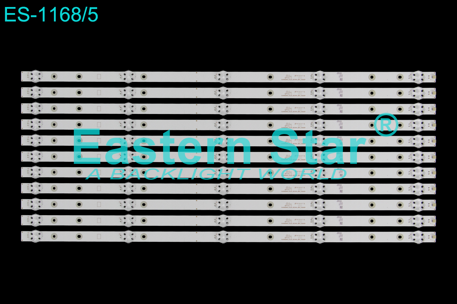 ES-1168 LED TV Backlight use for 58" Hisense LED58K300 SVH580A03_5LED_REV04_UBH_160608 LED STRIP(11)