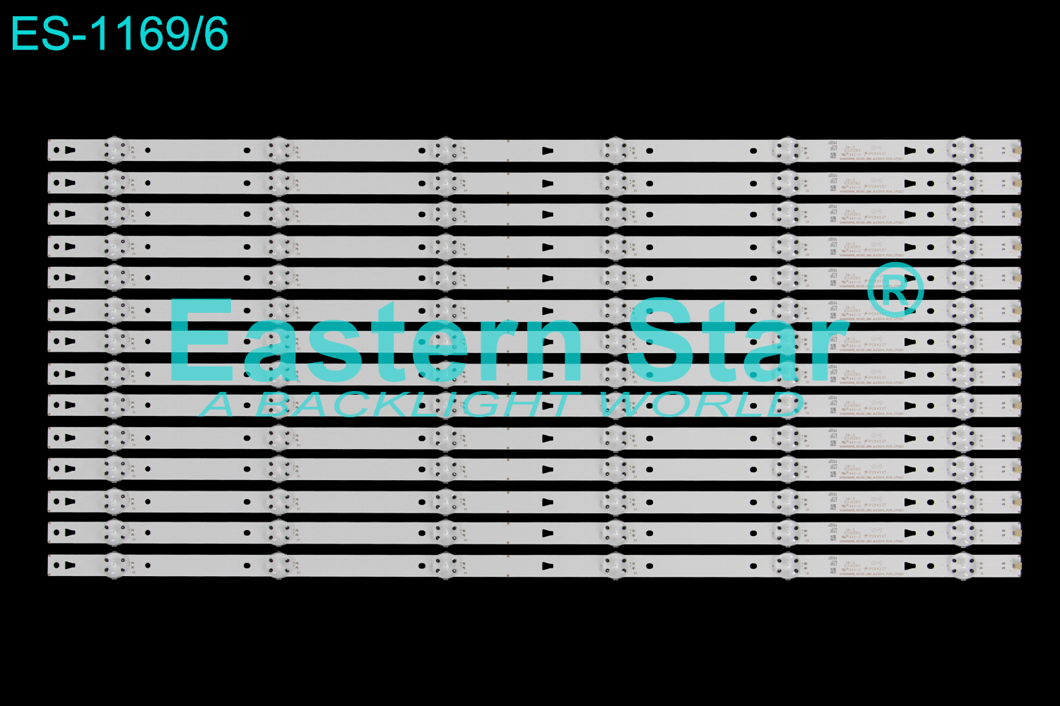 ES-1169 LED TV Backlight use for 65" Hisense H65N5300 SVH650A58_REV03_UBH_6LEDX14_P115_170210  LED STRIP(14)