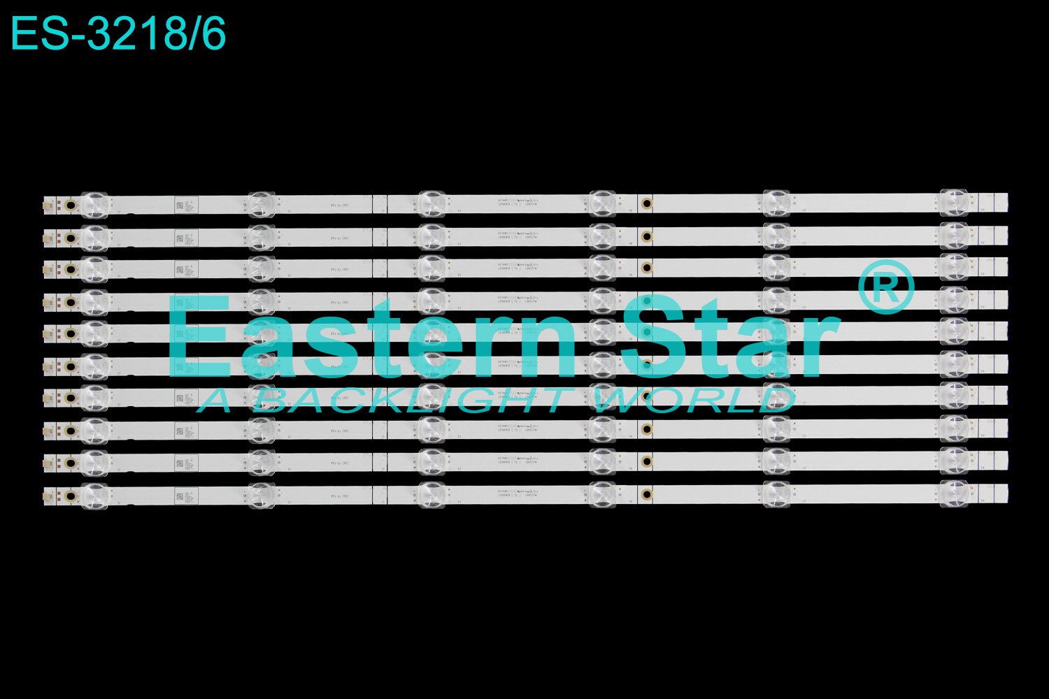 ES-3218 LED TV Backlight use for 65" Hisense 65H6570  65H6510G LB6507M| 20190419| 121808| 1212808 BX65S1U013030T10068BR-REV1.1 LED STRIP(10)