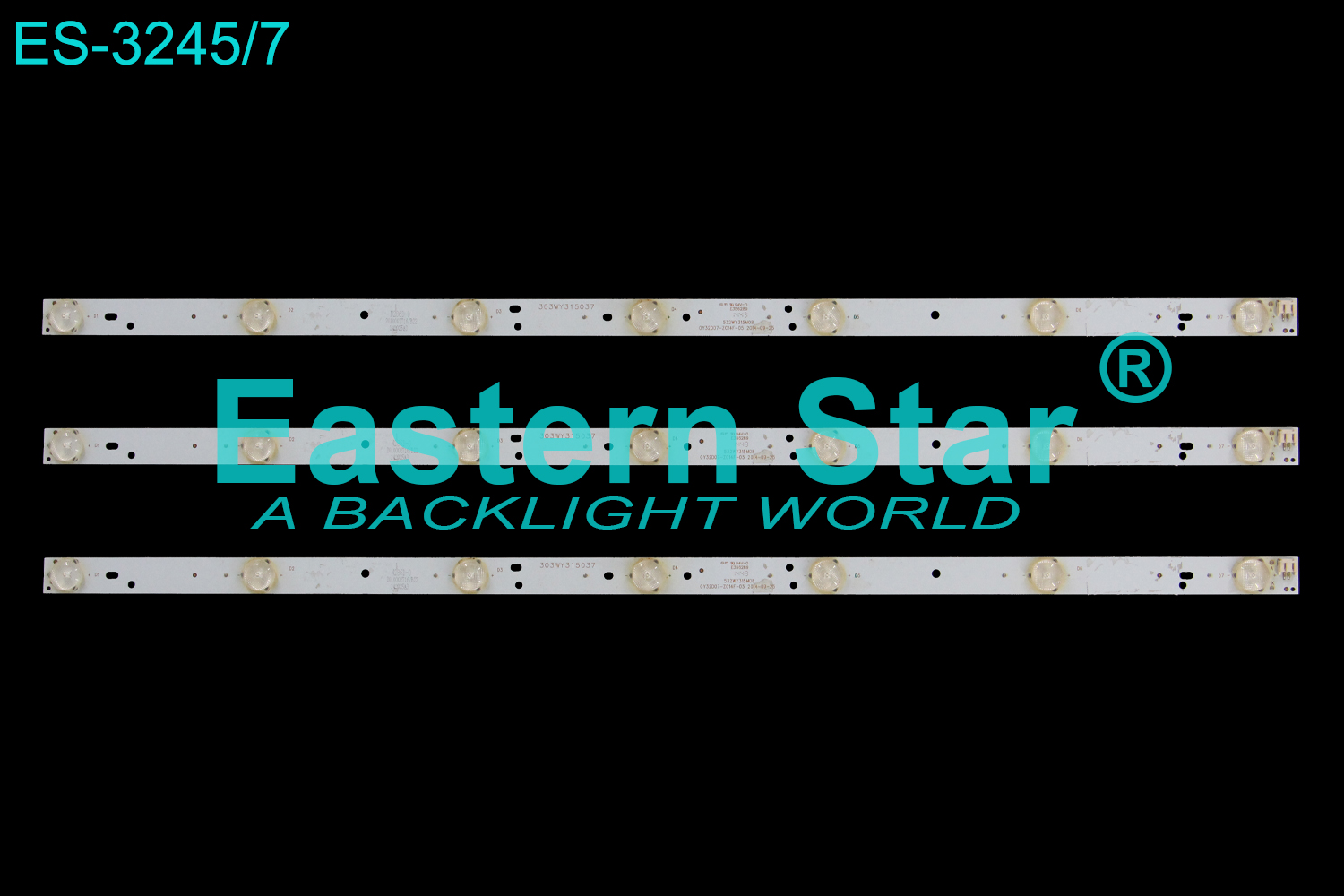 ES-3245 LED TV Backlight use for 32" Panda LE32D58 0Y32D07-ZC14F-05 303WY315037 LED STRIP(3)