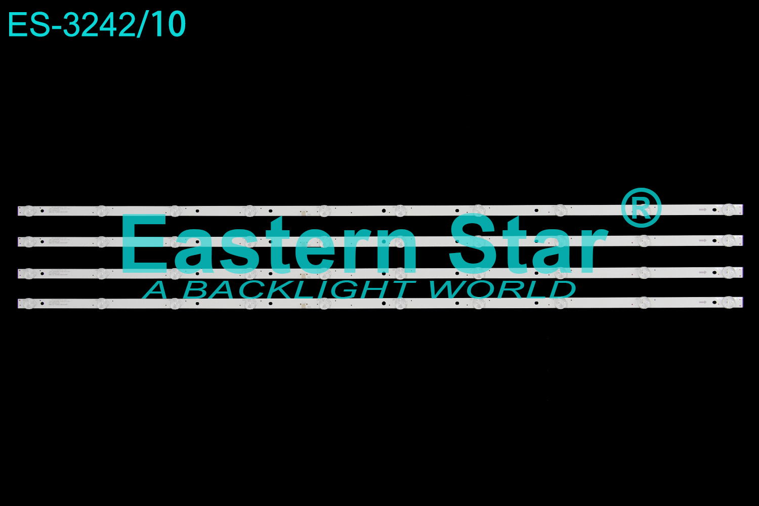ES-3242 LED TV Backlight use for 50" BBK 50LEM-1058/FT2C JS-D-JP50DM-101EC(81112) R72-50D04-024 988-14-1T/3030-300-6.6/4P LED STRIP(4)