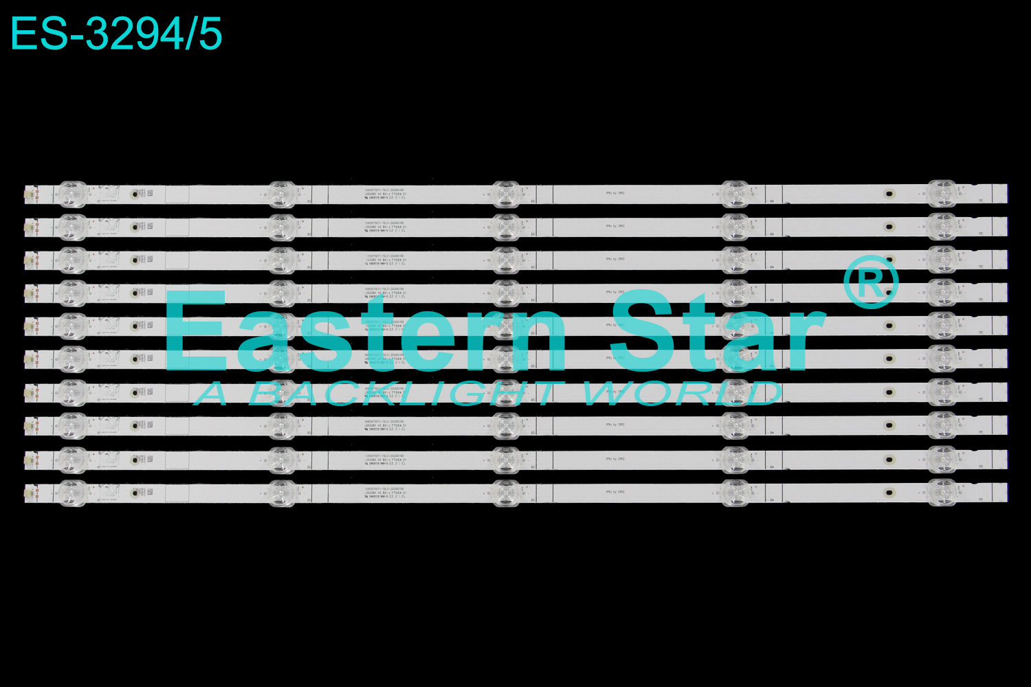 ES-3294 LED TV Backlight use for 65" Hisense 100021261, LB6508H, HD650Y1U71-T0L3-2020043001|1241492,HE65A7G LED STRIP(10)