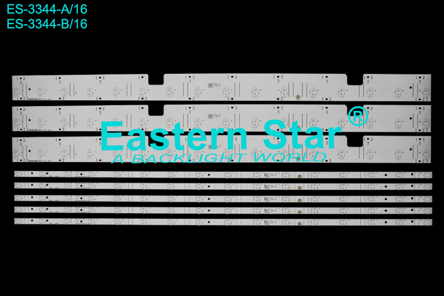 ES-3344 LED TV Backlight use for 50" Hisense 50H8F SVH500AB2-A CRH-BX50AB23030T081692N-A-REV1.6 JS LED STRIP(8)