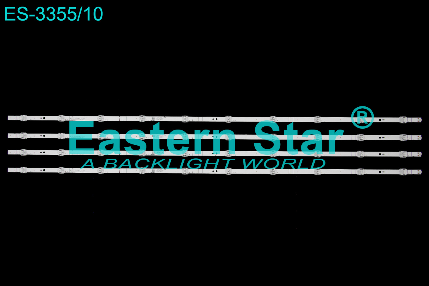 ES-3355 LED TV Backlight use for 55" Hisense 55R6040F, 55R7F  HISENSE CRH-BX55V1U713030T04108CS-REV1.2  LED STRIP(4)