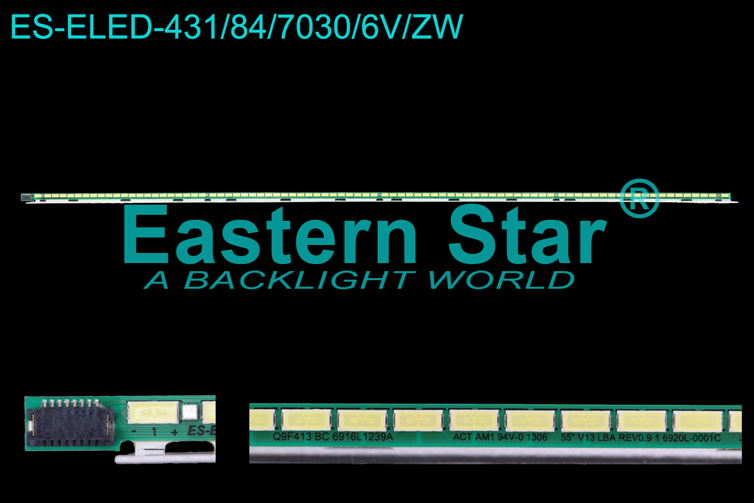 ES-ELED-431 ELED/EDGE TV backlight use for 55'' Lg  TX-L55ET60B TX-L55ET60E 55" V13 LBA REV0.9 1 6920L-0001C  LED STRIPS(1)