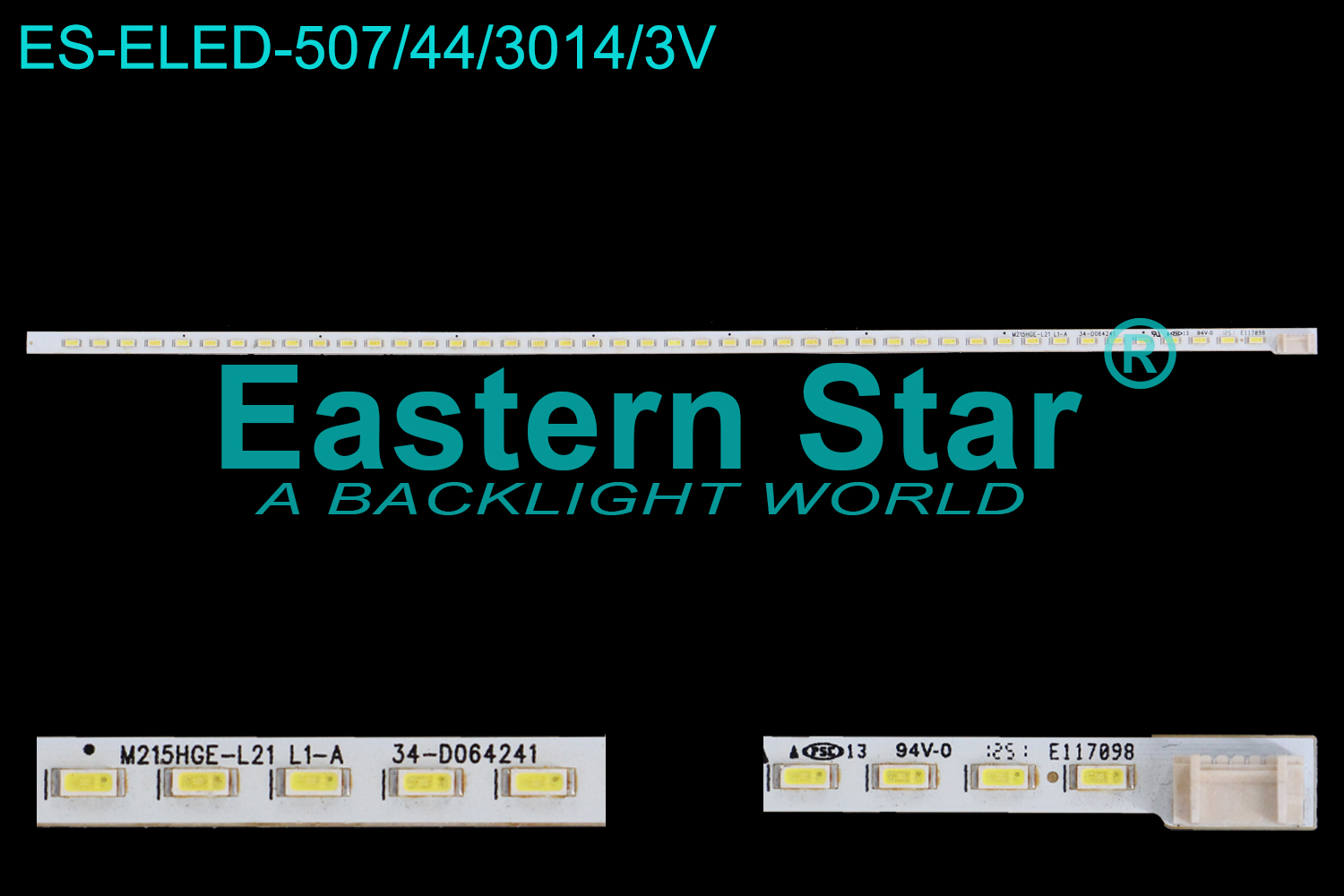 ES-ELED-507 ELED/EDGE TV backlight use for 21.5''  Samsung/Vestel M215HGE-L21 M215HGE-L21 L1-A 34-D064241 M215HGE-L20, M215HGE-L23 LED STRIPS(1)