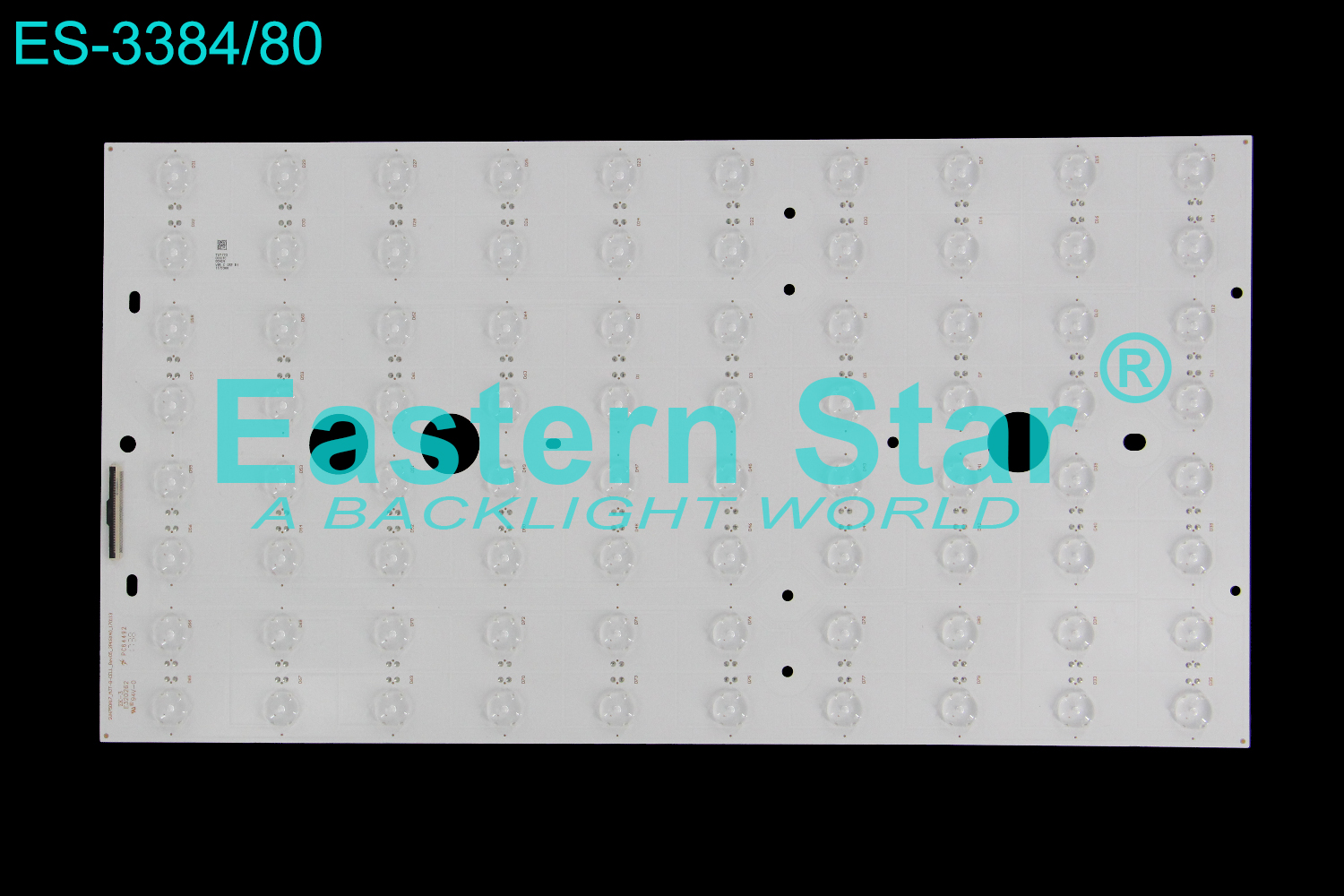 ES-3384 LED TV Backlight use for 75" Hisense SVH750A17_MJT-8-CELL_Rev05_2PKGX40_170113 LED STRIP(/)