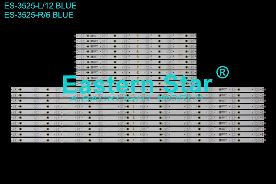 ES-3525 LED TV Backlight use for 55" Vizio M55Q7-H1 LB5514N V0_00|LB5514N V1_00|210BZ06DRB339CM03L 210BZ12DLB339CM03L|200G3000000TM 300G200000YM LED STRIP(20)
