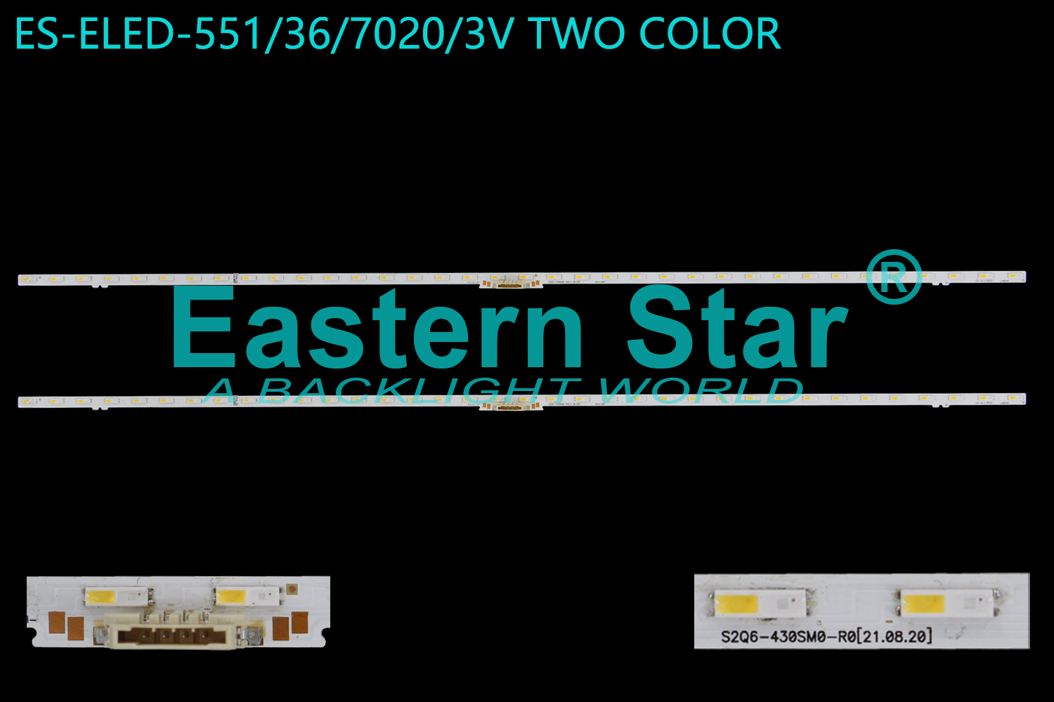ES-ELED-551 ELED/EDGE TV backlight use for 43'' Samsung  S2Q6-430SM0-R0[21.08.20] LED STRIPS(2)
