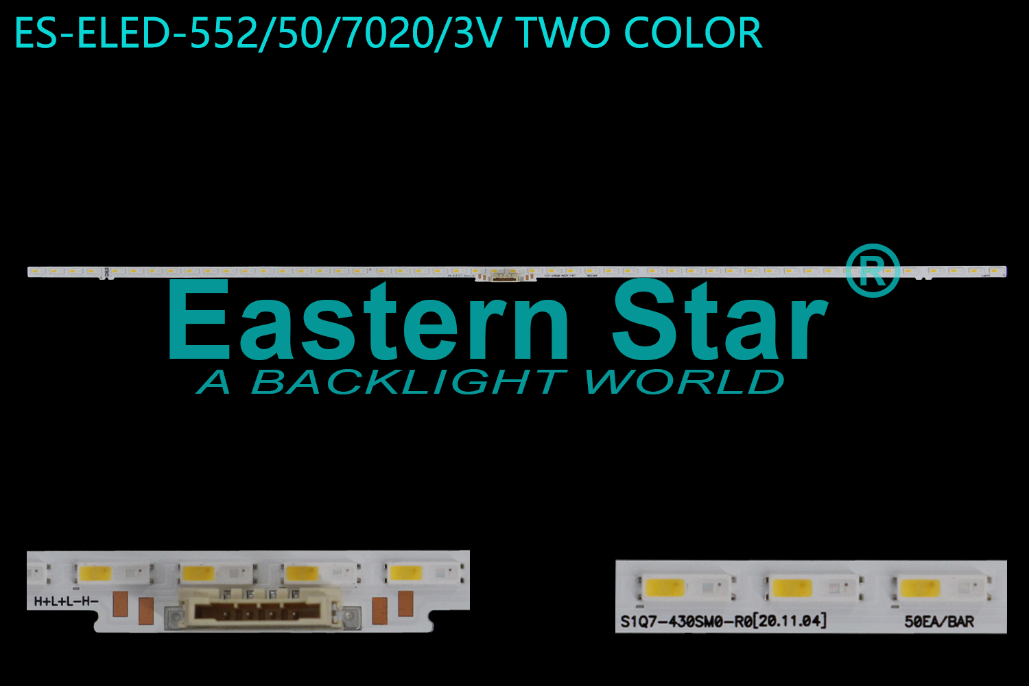 ES-ELED-552 ELED/EDGE TV backlight use for 43'' Samsung S1Q7-430SM0-R0[20.11.04]  LED STRIPS(/)