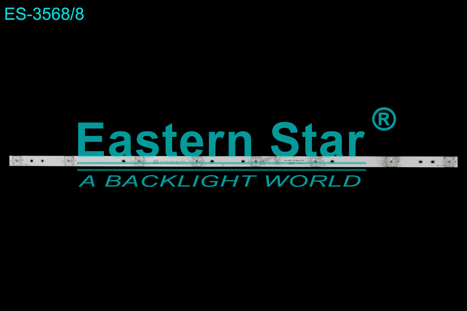 ES-3568 LED TV Backlight use for 43" MS-L2571 V1 2018-5-23 035-430-3030-RC LED STRIP(/)