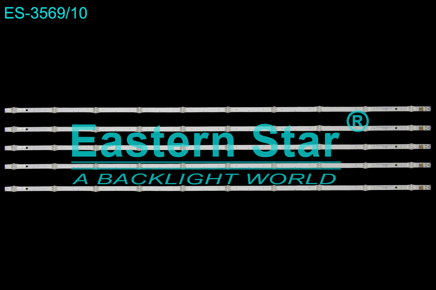 ES-3569 LED TV Backlight use for 55" HAIER/VU 06-55F9-3030-0D20-5X10-W12-3P1.0  LED STRIP(5)
