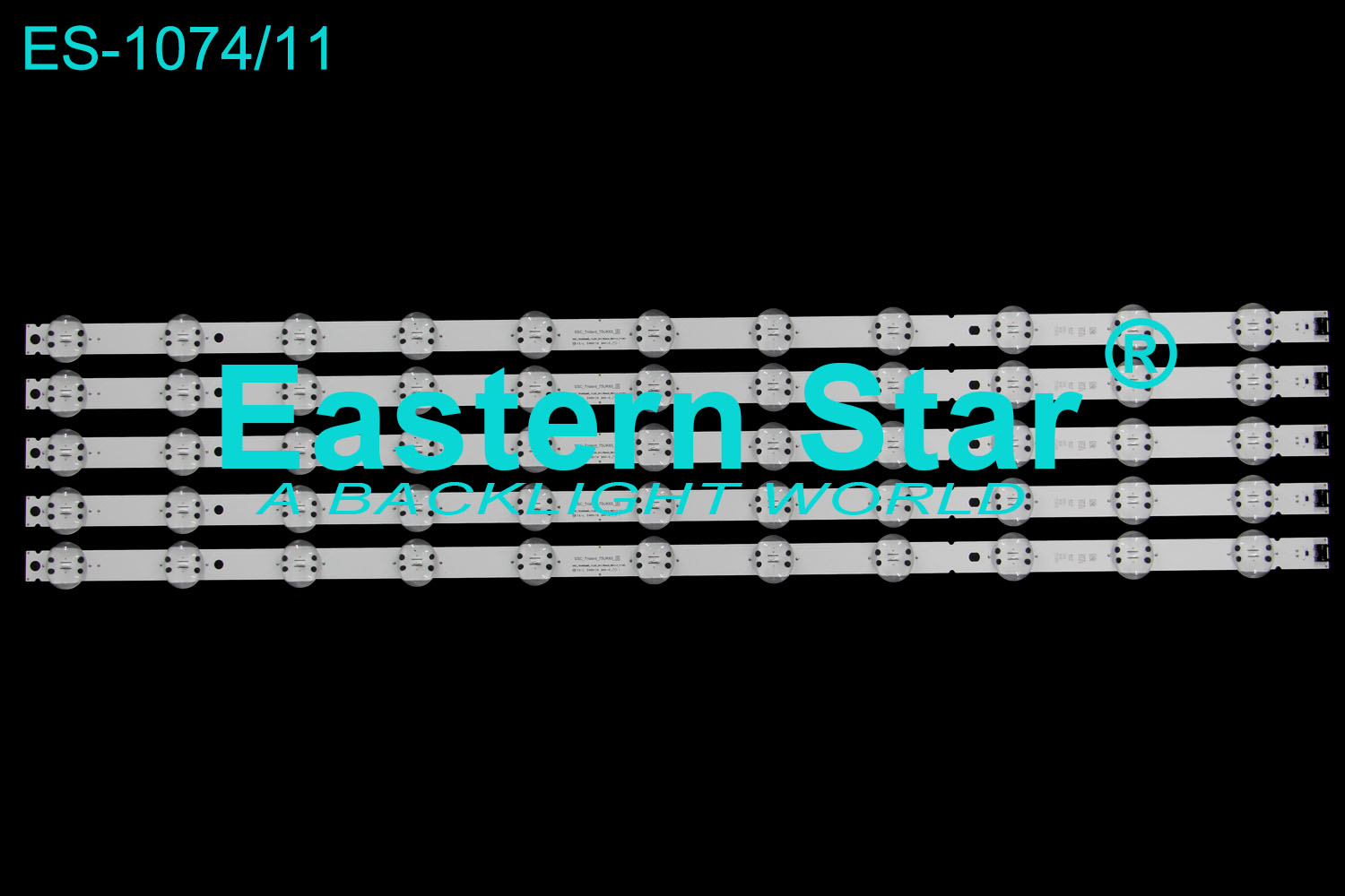 ES-1074 LED TV Backlight use for Lg 75'' 75UK65_S 75UK65&62_11LED_SVL750A24_REV1.0_171201 LED STRIPS(5)