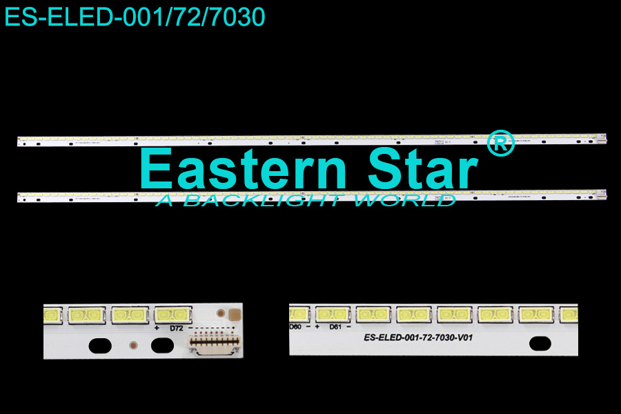 ES-ELED-001 ELED/EDGE TV backlight use for Sony 50'' 72LEDs 50'' V13 ART3 EDGE REV0.1 1 6920L-0001C 6916L1291A led backlight strips KDL-50R550A/KDL-50R556A