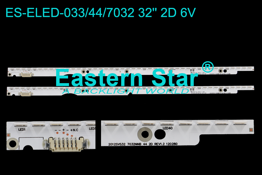 ES-ELED-033 ELED/EDGE TV Backlight use for  Samsung 32'' 2012SVS32 732NNB 44 2D REV1.1 120317  (/)