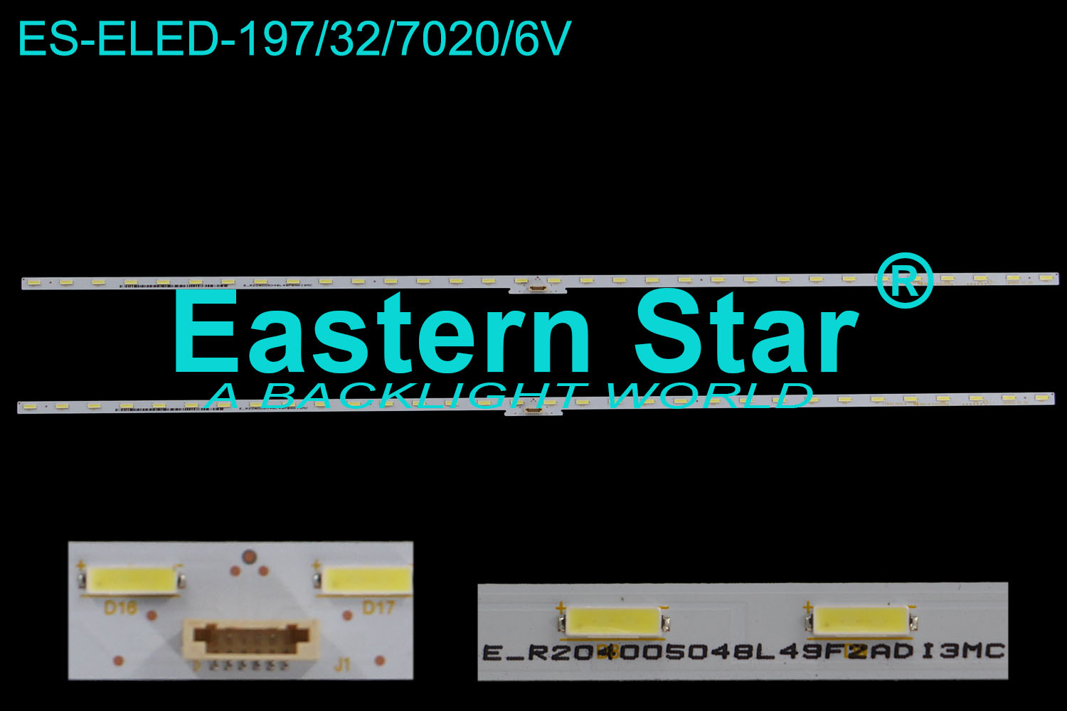 ES-ELED-197 ELED/EDGE TV backlight use for Sony 49'' 32LEDs 77900 DFD-8 LB49013 V2_00(2)