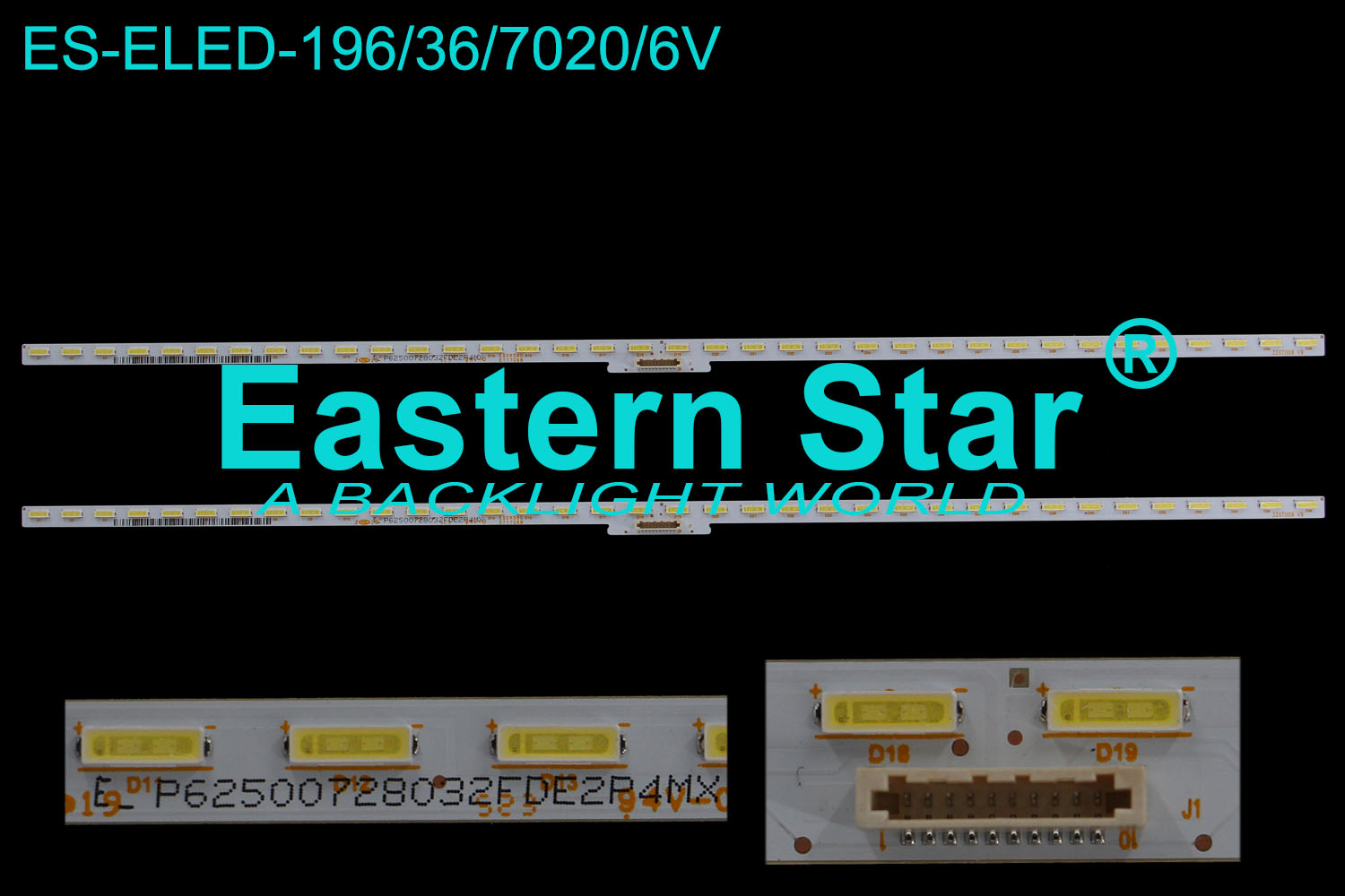 ES-ELED-196 ELED/EDGE TV backlight use for Sony 32'' 36LEDs 320T009 V9 (/)