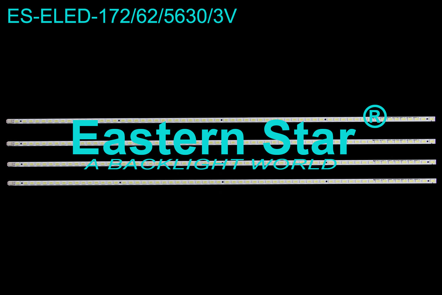 ES-ELED-172 ELED/EDGE TV backlight 46'' 62LEDs E180518 SLED SLS46-5630N LCD 120 REV1.0 200422 GA LED STRIPS(4)