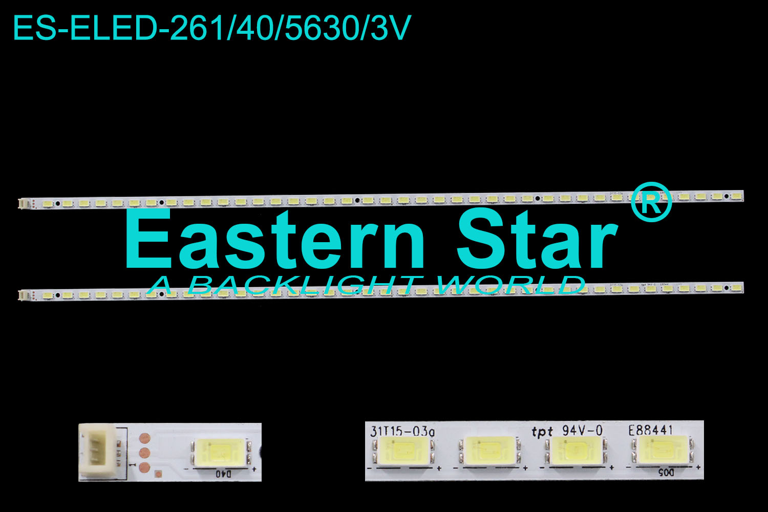 ES-ELED-261 ELED/EDGE TV backlight 32'' 40LEDs use for  Haier /Toshiba 31T15-03a 73.31T14.004-6-SK1 LED STRIPS(2)