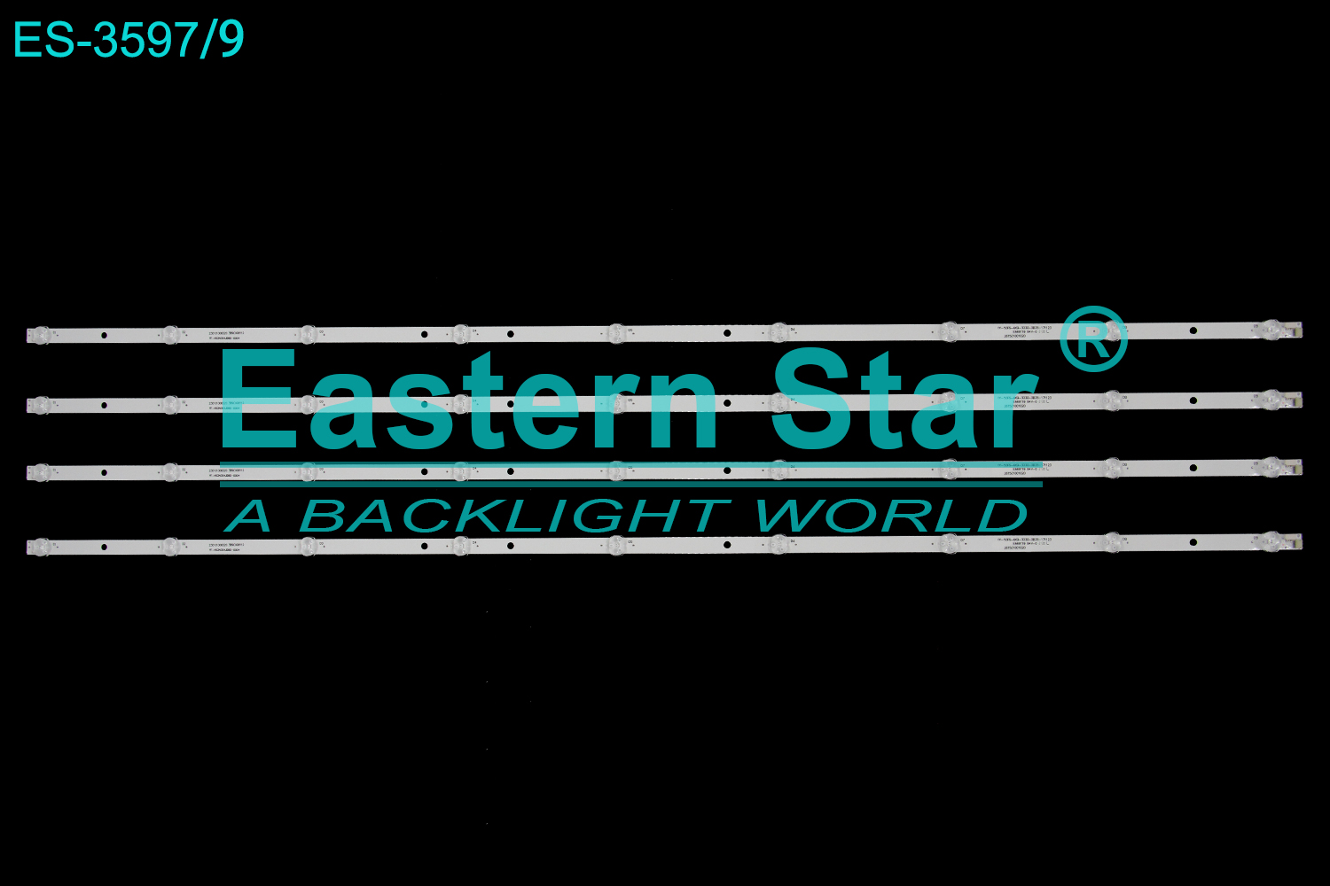 ES-3597 LED TV Backlight use for 50" XiaoMI L50M5-AD 06-50F1-4X9-980X12-180611  06-50F6-4X9-3030-0D35-171123  230101006020 3B9CX98112 YF-H52N004JB9D-0004  LED STRIP(4)