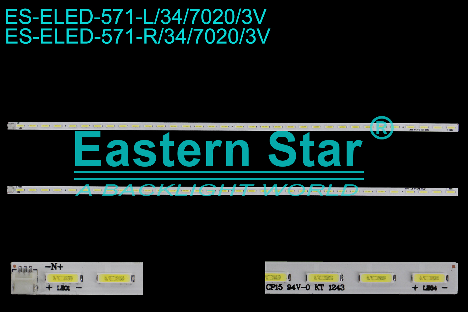 ES-ELED-571 ELED/EDGE TV backlight use for 32'' Changhong LED32B1000C DSBJ-7020-CH3223A-V01-A/B-BAR-B0E  YG LED STRIPS(2)