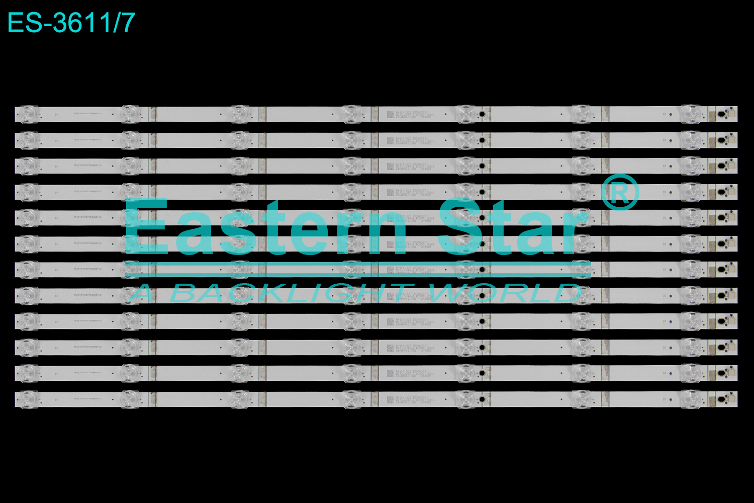 ES-3611 LED TV Backlight use for 65" Huawei  HD65KANS ZS653030120708HREV1.2 LED STRIP(12)