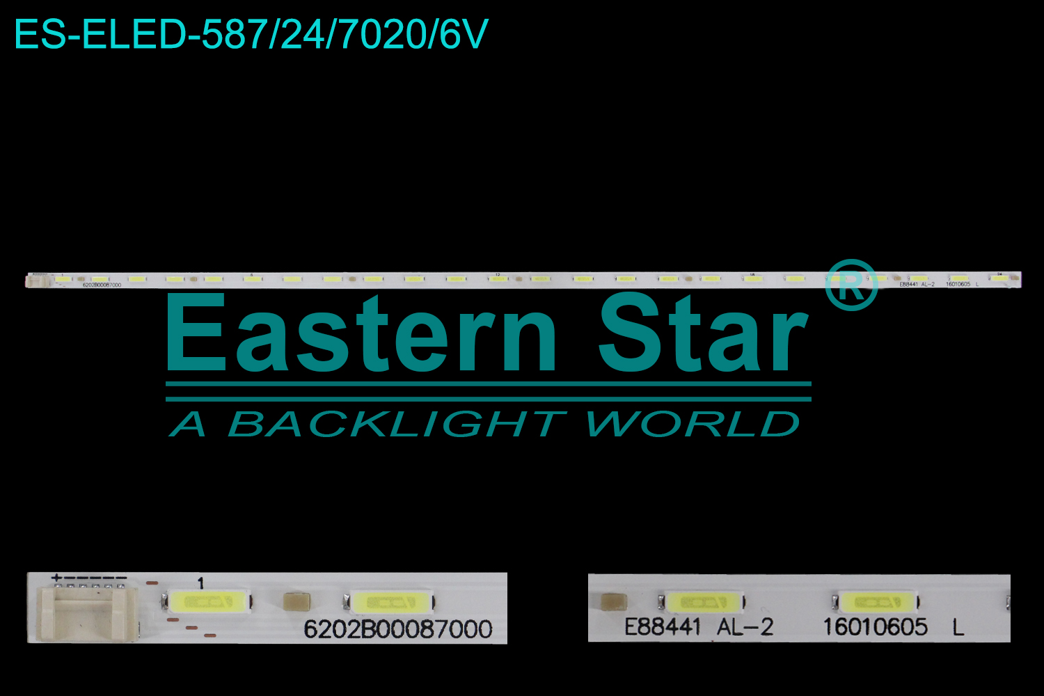 ES-ELED-587 ELED/EDGE TV backlight use for 28'' Aoc U2879VF  M280DGJ-L30-TREM5 6202B00087000 E88441 AL-2 16010605 L  LED STRIPS(1)