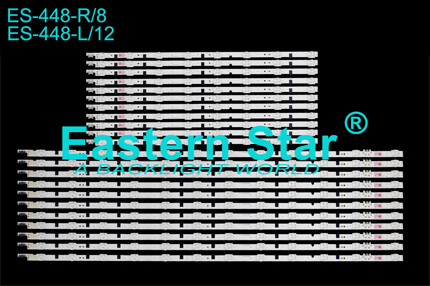 ES-448 LED TV Backlight use for 60"  Samsung  2013SVS60F R8/L12 REV2.3 130130 LED STRIPS(22)