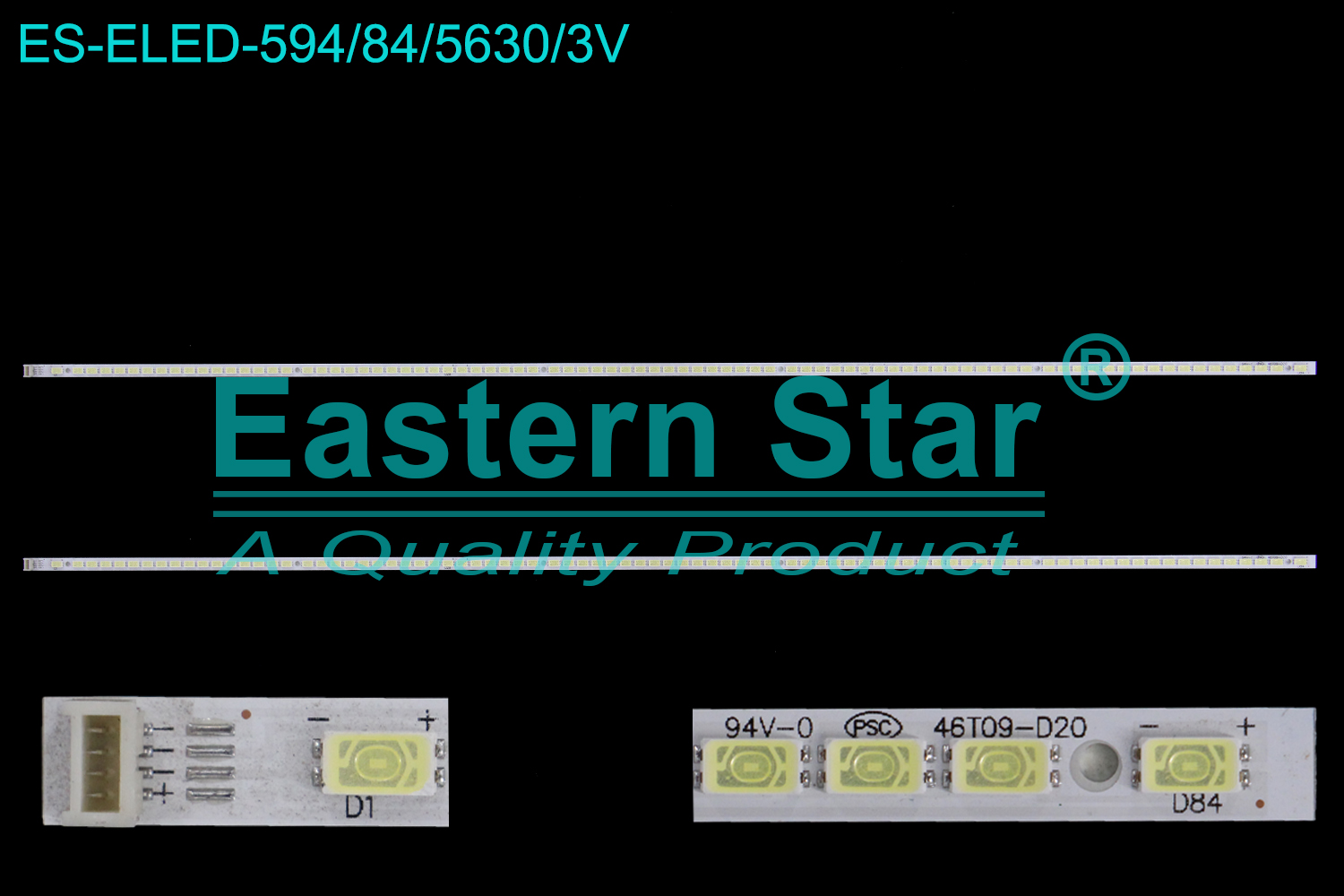 ES-ELED-594 ELED/EDGE TV backlight use for 46'' Philips/Changhong/Haier 3DTV46860I 46T09-D20  46T09-02A LED STRIPS(2)