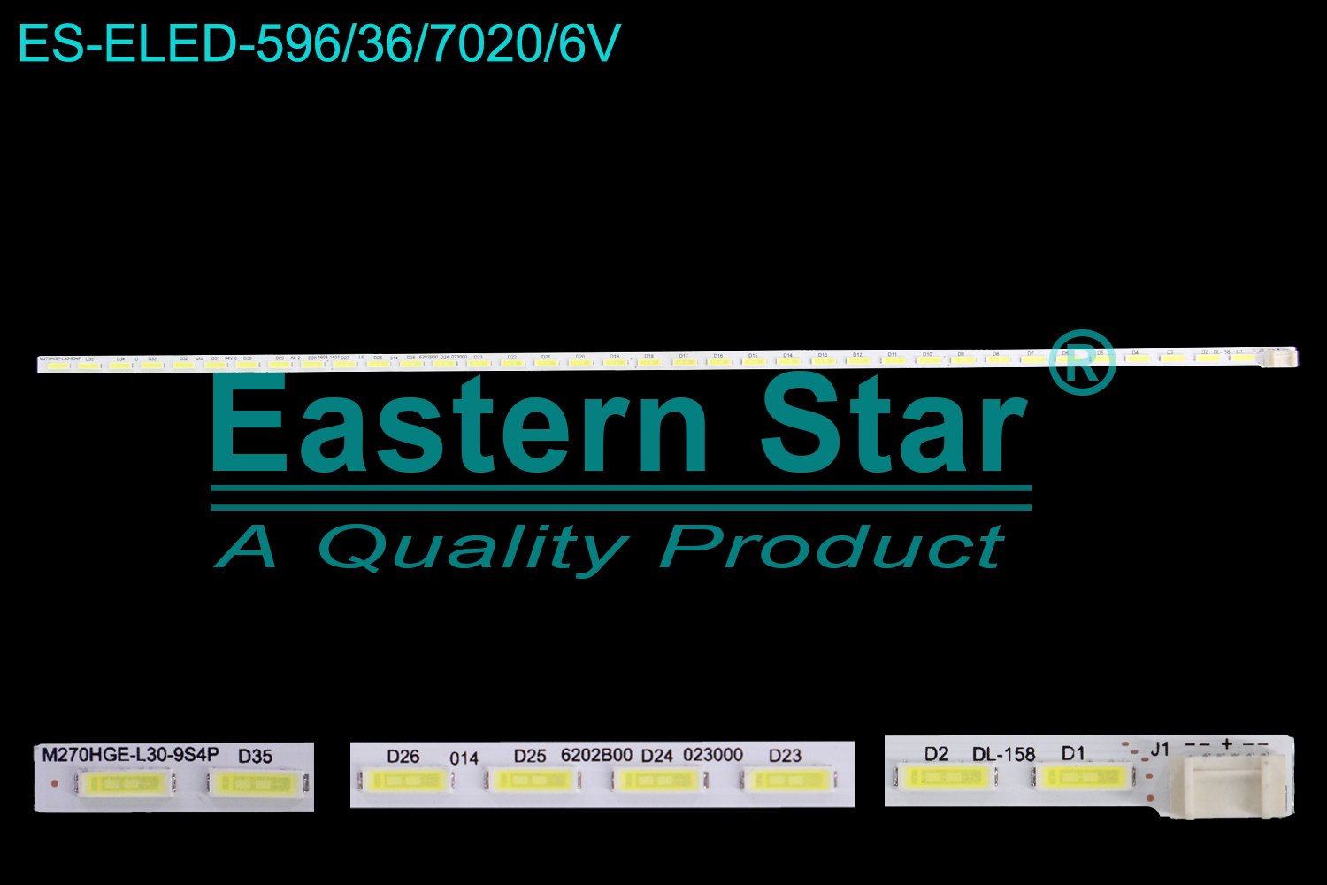 ES-ELED-596 ELED/EDGE TV backlight use for 27'' Aoc  M270HGE-L30  M270HGE-L30-9S4P 270MZJ LED STRIPS(1)