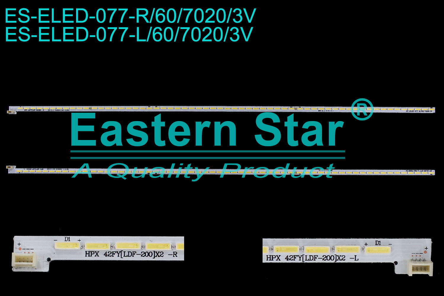 ES-ELED-077 ELED/EDGE TV Backlight use for Skyworth 42'' E469119 94V-0 HPX 42FY(LDF-200)X2-L  E469119 94V-0 HPX 42FY(LDF-200)X2-R