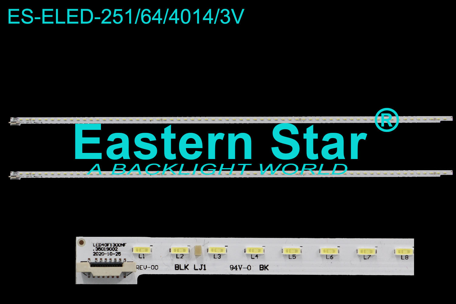 ES-ELED-251 ELED/EDGE TV backlight 40'' 64LEDs use for Konka LED40F1300NF  *35019002 2020-10-25 LED STRIPS(1)