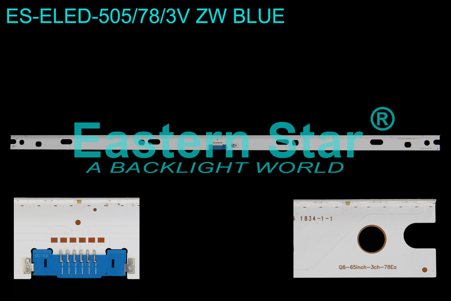 ES-ELED-505 ELED/EDGE TV backlight use for 65'' Samsung  Q6-65inch-3ch-78Ea LED STRIPS(/)