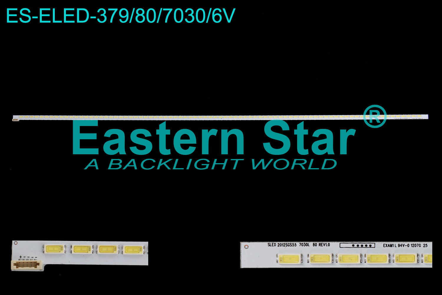 ES-ELED-379 ELED/EDGE TV backlight use for 55'' Philips 55PFL5527 , 55PFL5507K/12 SLED 2012SGS55 7030L 80 REV1.0  LJ64-03479A  LED STRIPS(1)