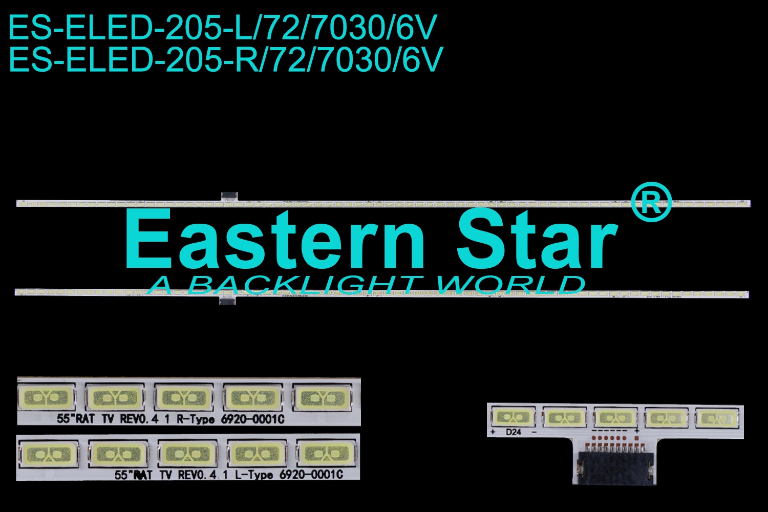 ES-ELED-205 ELED/EDGE TV backlight 55'' use for Lg L:55"ART TV REV0.4 1 L-Type 6920L-0001C  R:55"ART TV REV0.4 1 R-Type 6920L-0001C (2)